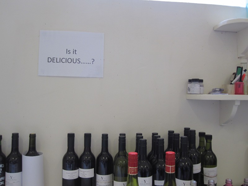 every winery lab should have this sign...